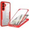 Coque intégrale Phonesta Slim Protect 360 protecteur d'écran pour Samsung Galaxy S24 FE - Rouge