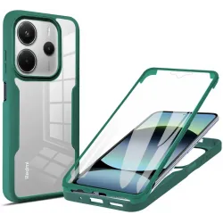 Coque intégrale Phonesta Slim Protect 360 protecteur d'écran pour Xiaomi Redmi Note 14 5G - Vert