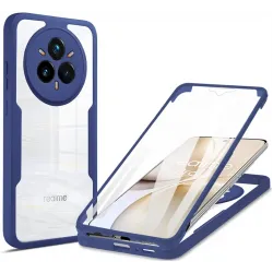 Coque intégrale Phonesta Slim Protect 360 protecteur d'écran pour Realme 14 Pro - Bleu