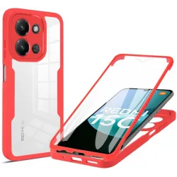 Coque intégrale Phonesta Slim Protect 360 protecteur d'écran pour Xiaomi Redmi 15C / Xiaomi Poco C85 - Rouge