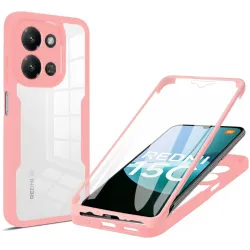 Coque intégrale Phonesta Slim Protect 360 protecteur d'écran pour Xiaomi Redmi 15C / Xiaomi Poco C85 - Rose