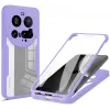 Coque intégrale Phonesta Slim Protect 360 protecteur d'écran pour Xiaomi 15 Ultra - Violet 0