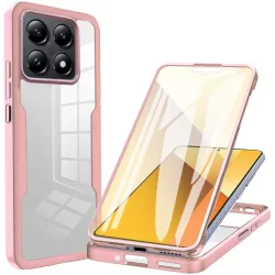 Coque intégrale Phonesta Slim Protect 360 protecteur d'écran pour Xiaomi 14T - Rose
