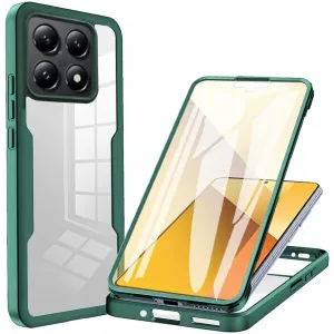 Coque intégrale Phonesta Slim Protect 360 protecteur d'écran pour Xiaomi 14T Pro - Vert