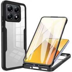 Coque intégrale Phonesta Slim Protect 360 protecteur d'écran pour Xiaomi 14T Pro - Noir