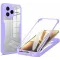 Coque intégrale Phonesta Slim Protect 360 protecteur d'écran pour Xiaomi Poco F7 Pro - Violet