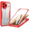 Coque intégrale Phonesta Slim Protect 360 protecteur d'écran pour Xiaomi Poco F7 Pro - Rouge