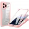 Coque intégrale Phonesta Slim Protect 360 protecteur d'écran pour Xiaomi Poco F7 Ultra - Rose