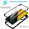 Coque intégrale Phonesta Slim Protect 360 protecteur d'écran pour Xiaomi Poco M7 Pro - Rouge 1