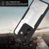 Coque intégrale Phonesta Slim Protect 360 protecteur d'écran pour Xiaomi Poco M7 Pro - Rouge 2