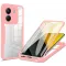 Coque intégrale Phonesta Slim Protect 360 protecteur d'écran pour Xiaomi Poco M7 Pro - Rose