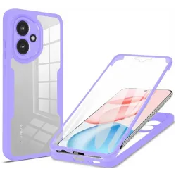 Coque intégrale Phonesta Slim Protect 360 protecteur d'écran pour HONOR 400 - Violet