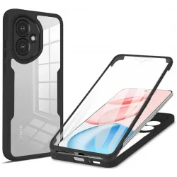 Coque intégrale Phonesta Slim Protect 360 protecteur d'écran pour HONOR 400 - Noir