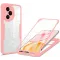 Coque intégrale Phonesta Slim Protect 360 protecteur d'écran pour HONOR 400 Pro - Rose