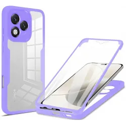 Coque intégrale Phonesta Slim Protect 360 protecteur d'écran pour HONOR 400 Lite - Violet