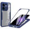 Coque intégrale Phonesta Slim Protect 360 protecteur d'écran pour Oppo Reno13 F 4G/5G / Reno13 FS 5G - Bleu