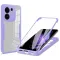 Coque intégrale Phonesta Slim Protect 360 protecteur d'écran pour Oppo Reno13 F 4G/5G / Reno13 FS 5G - Violet