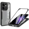Coque intégrale Phonesta Slim Protect 360 protecteur d'écran pour Oppo Reno13 F 4G/5G / Reno13 FS 5G - Noir