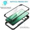 Coque intégrale Phonesta Slim Protect 360 protecteur d'écran pour Oppo Reno14 F/FS - Noir 2