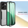 Coque intégrale Phonesta Slim Protect 360 protecteur d'écran pour Oppo Reno14 F/FS - Noir 8