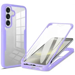 Coque intégrale Phonesta Slim Protect 360 protecteur d'écran pour Samsung Galaxy A36/A56 - Violet