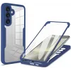 Coque intégrale Phonesta Slim Protect 360 protecteur d'écran pour Samsung Galaxy S25 FE - Bleu