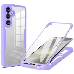 Coque intégrale Phonesta Slim Protect 360 protecteur d'écran pour Samsung Galaxy A15 4G/5G - Violet