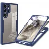 Coque intégrale Phonesta Slim Protect 360 protecteur d'écran pour Samsung Galaxy S24 Ultra - Bleu