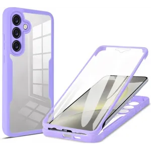Coque intégrale Phonesta Slim Protect 360 protecteur d'écran pour Samsung Galaxy S25 Plus/S24 Plus - Violet