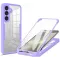 Coque intégrale Phonesta Slim Protect 360 protecteur d'écran pour Samsung Galaxy S25/S24 - Violet