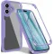 Coque intégrale Phonesta Slim Protect 360 protecteur d'écran pour Apple iPhone 17 - Violet