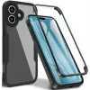 Coque intégrale Phonesta Slim Protect 360 protecteur d'écran pour Apple iPhone 17 - Noir