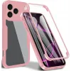 Coque intégrale Phonesta Slim Protect 360 protecteur d'écran pour Apple iPhone 17 Pro Max - Rose