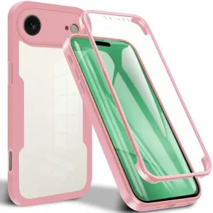 Coque intégrale Phonesta Slim Protect 360 protecteur d'écran pour Apple iPhone Air - Rose