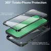 Coque intégrale Phonesta Slim Protect 360 protecteur d'écran pour Apple iPhone Air - Noir 2