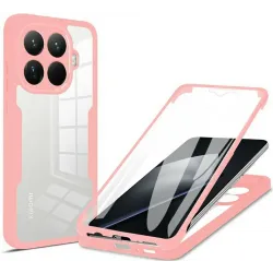 Coque intégrale Phonesta Slim Protect 360 protecteur d'écran pour Xiaomi 15T Pro - Rose