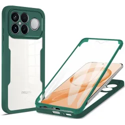 Coque intégrale Phonesta Slim Protect 360 protecteur d'écran pour Xiaomi Poco F8 Ultra - Vert