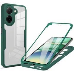 Coque intégrale Phonesta Slim Protect 360 protecteur d'écran pour Xiaomi Redmi A5 173.4mm - Vert