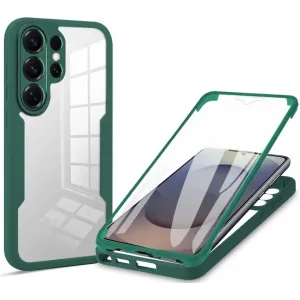 Coque intégrale Phonesta Slim Protect 360 protecteur d'écran pour Samsung Galaxy S26 Ultra - Vert