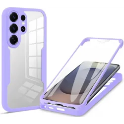 Coque intégrale Phonesta Slim Protect 360 protecteur d'écran pour Samsung Galaxy S26 Ultra - Violet