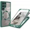 Coque intégrale Phonesta Slim Protect 360 protecteur d'écran et MagSafe pour Samsung Galaxy S24 Ultra - Vert
