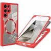 Coque intégrale Phonesta Slim Protect 360 protecteur d'écran et MagSafe pour Samsung Galaxy S24 Ultra - Rouge