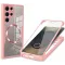 Coque intégrale Phonesta Slim Protect 360 protecteur d'écran et MagSafe pour Samsung Galaxy S25 Ultra - Rose