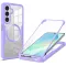Coque intégrale Phonesta Slim Protect 360 protecteur d'écran et MagSafe pour Samsung Galaxy A17/A16 - Violet
