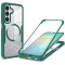 Coque intégrale Phonesta Slim Protect 360 protecteur d'écran et MagSafe pour Samsung Galaxy A26 - Vert
