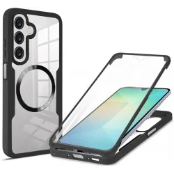 Coque intégrale Phonesta Slim Protect 360 protecteur d'écran et MagSafe pour Samsung Galaxy A26 - Noir