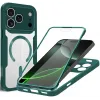 Coque intégrale Phonesta Slim Protect 360 protecteur d'écran et MagSafe pour Apple iPhone 17 Pro - Vert