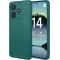 Coque arrière en silicone Phonesta Soft Silk pour Xiaomi Redmi Note 14 4G 164.8mm - Vert foncé