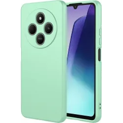 Coque arrière en silicone Phonesta Soft Silk pour Xiaomi Redmi 14C / Xiaomi Poco C75 - Vert matcha