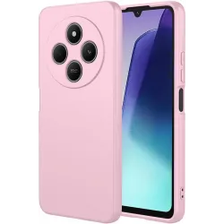 Coque arrière en silicone Phonesta Soft Silk pour Xiaomi Redmi 14C / Xiaomi Poco C75 - Rose